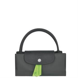 Longchamp Le Pliage Green Graphite Top Handle Bag S